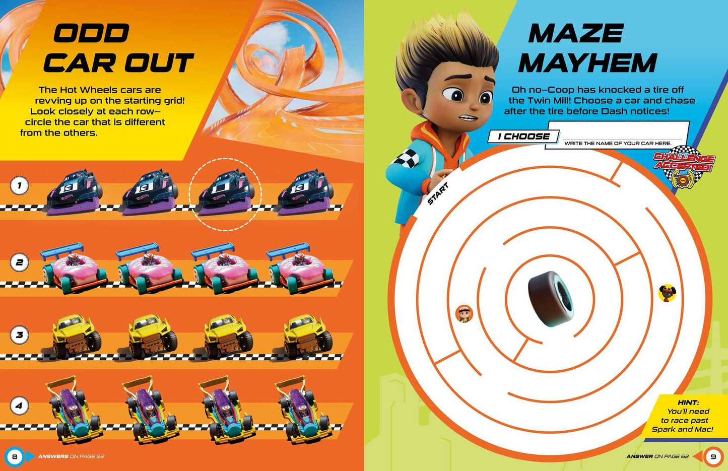 Hot Wheels Let's Race: Activity Book