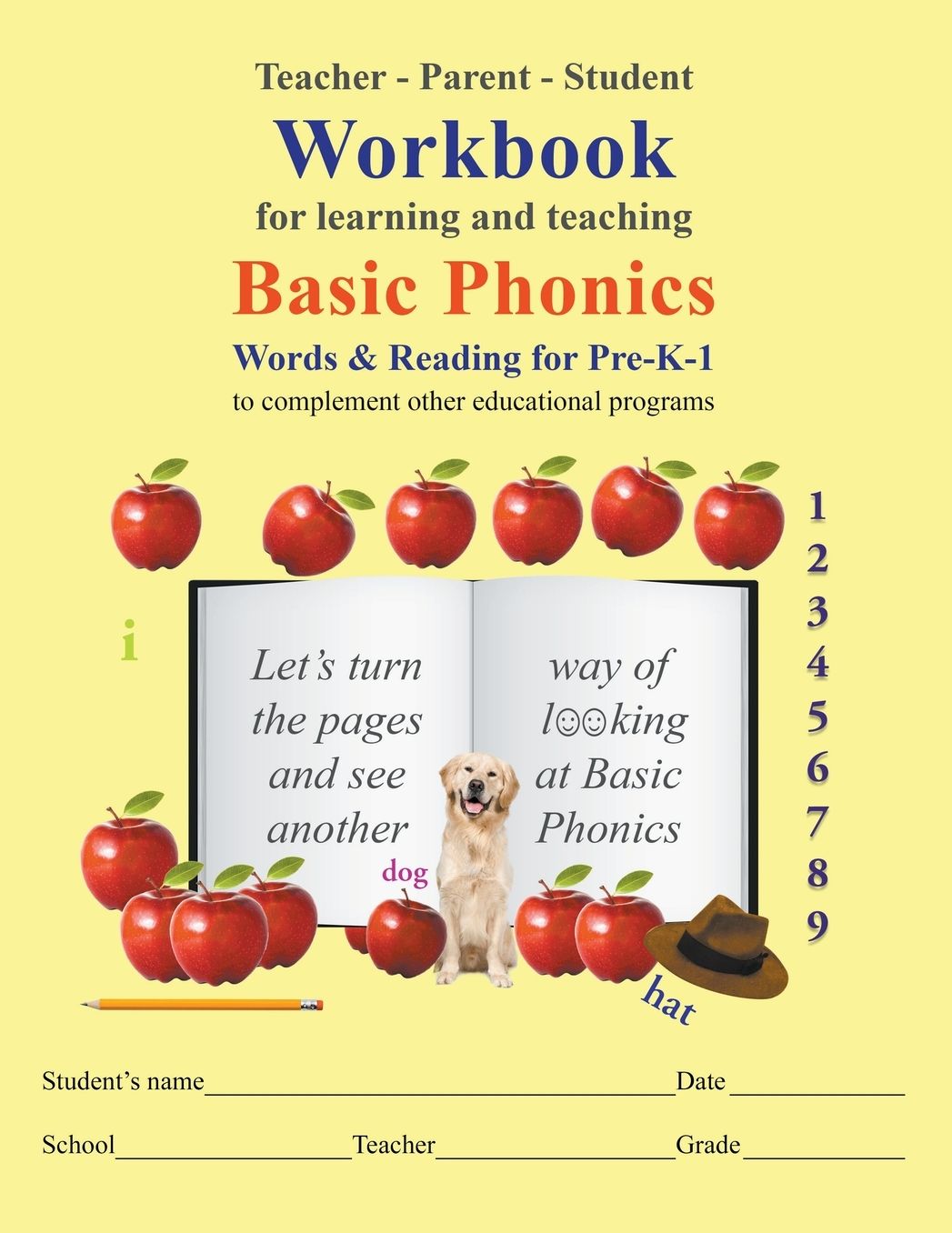 Teacher-Parent-Student Workbook for Learning and Teaching Basic Phonics