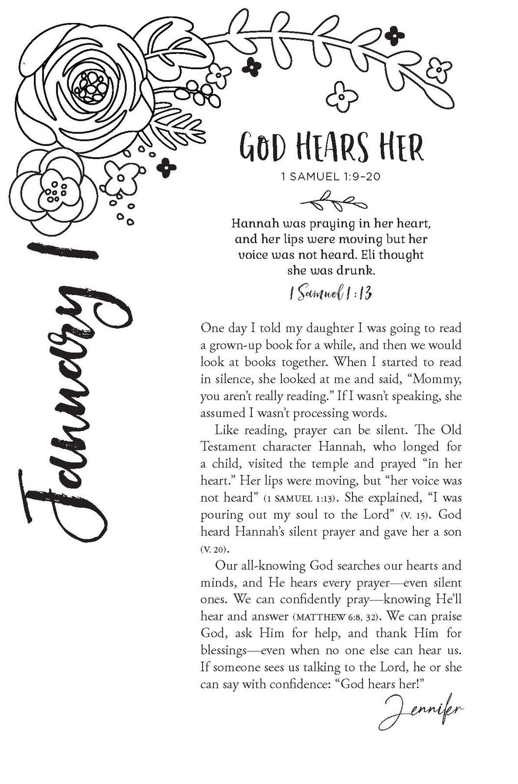 God Hears Her Creative Journaling Edition