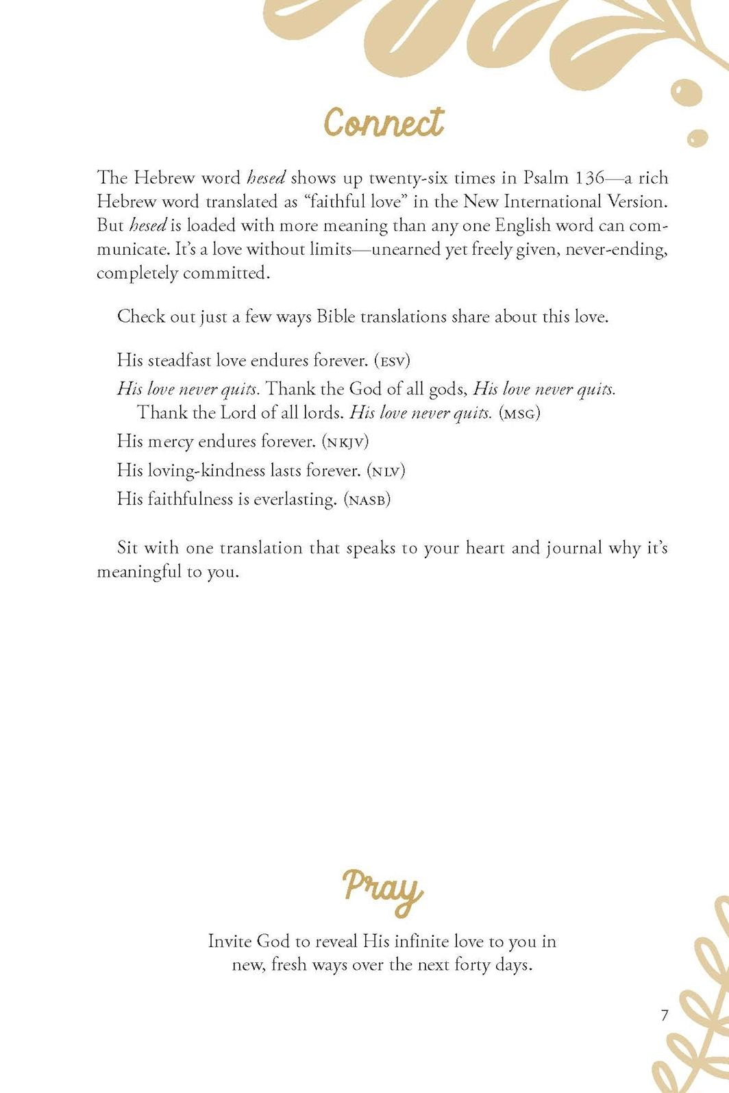 God Loves Her 40-Day Devotional Journal
