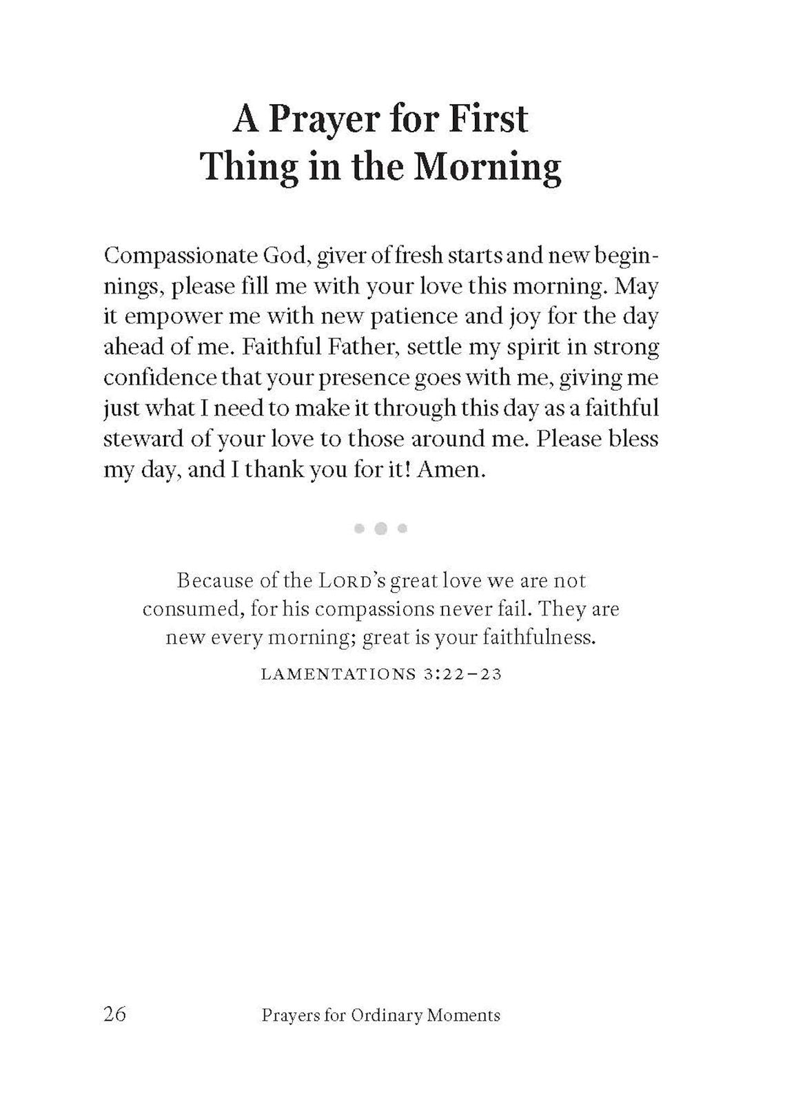 Prayers for Ordinary Life