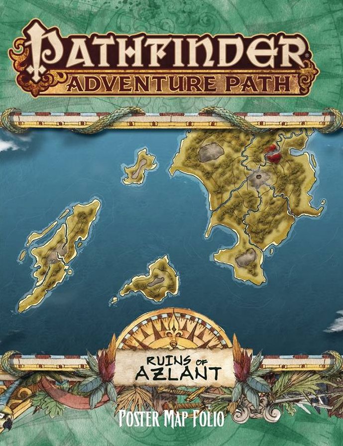 Pathfinder Campaign Setting: Ruins of Azlant Poster Map Folio