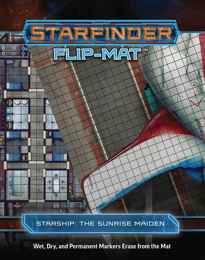 Starfinder Flip-Mat Starship: The Sunrise Maiden