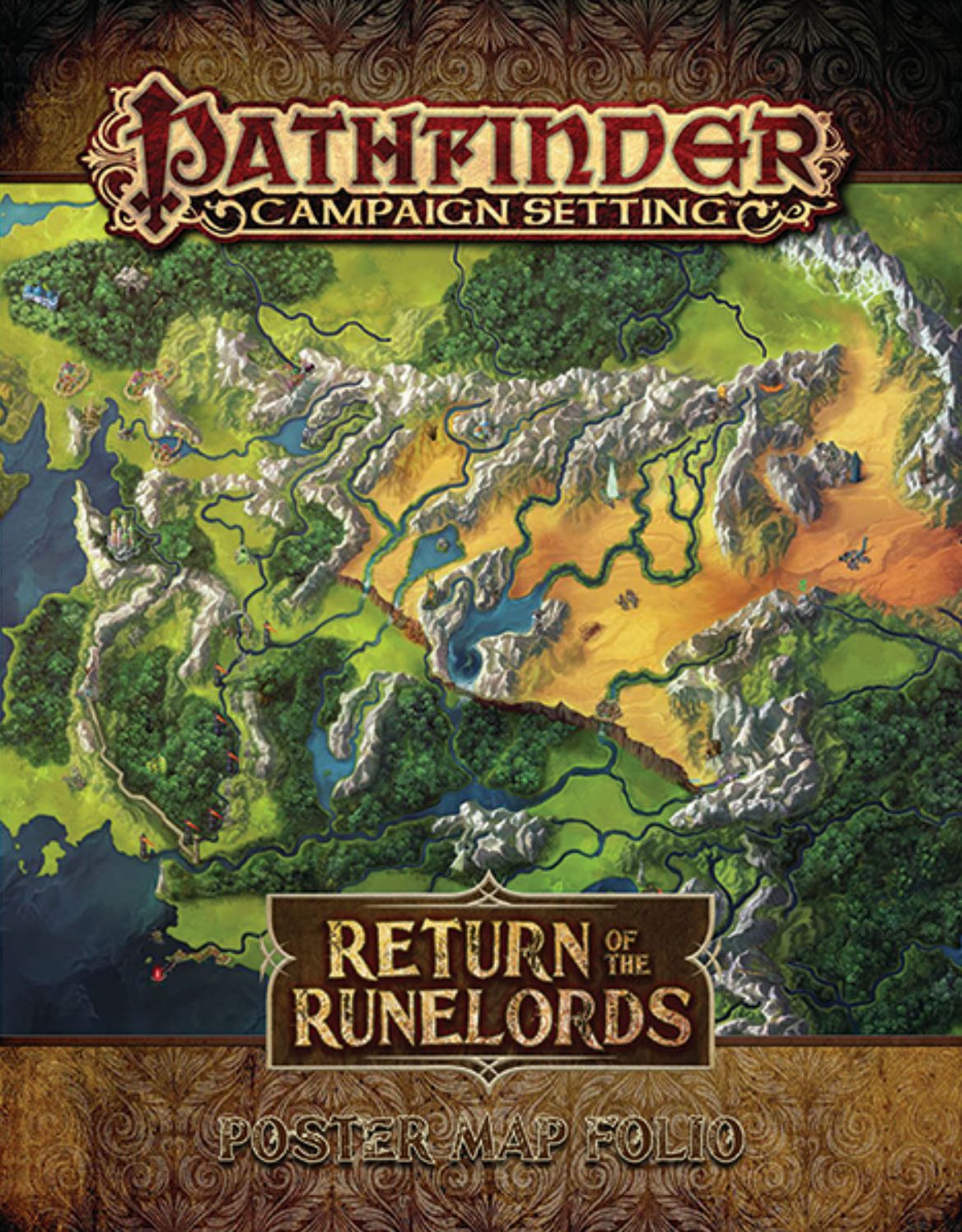 Pathfinder Campaign Setting: Return of the Runelords Poster Map Folio