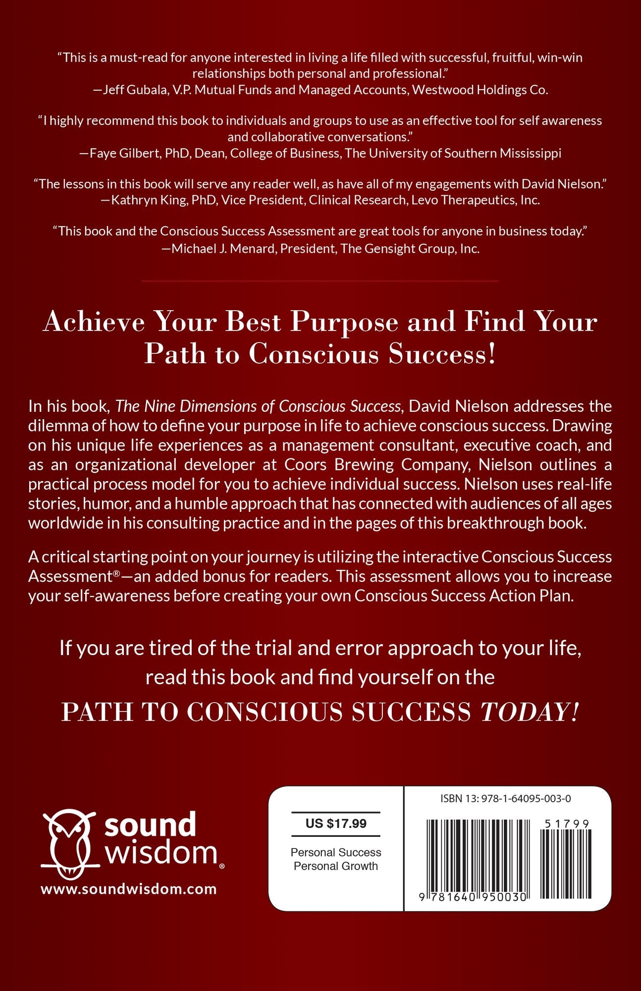 The 9 Dimensions of Conscious Success: It's All About YOU!