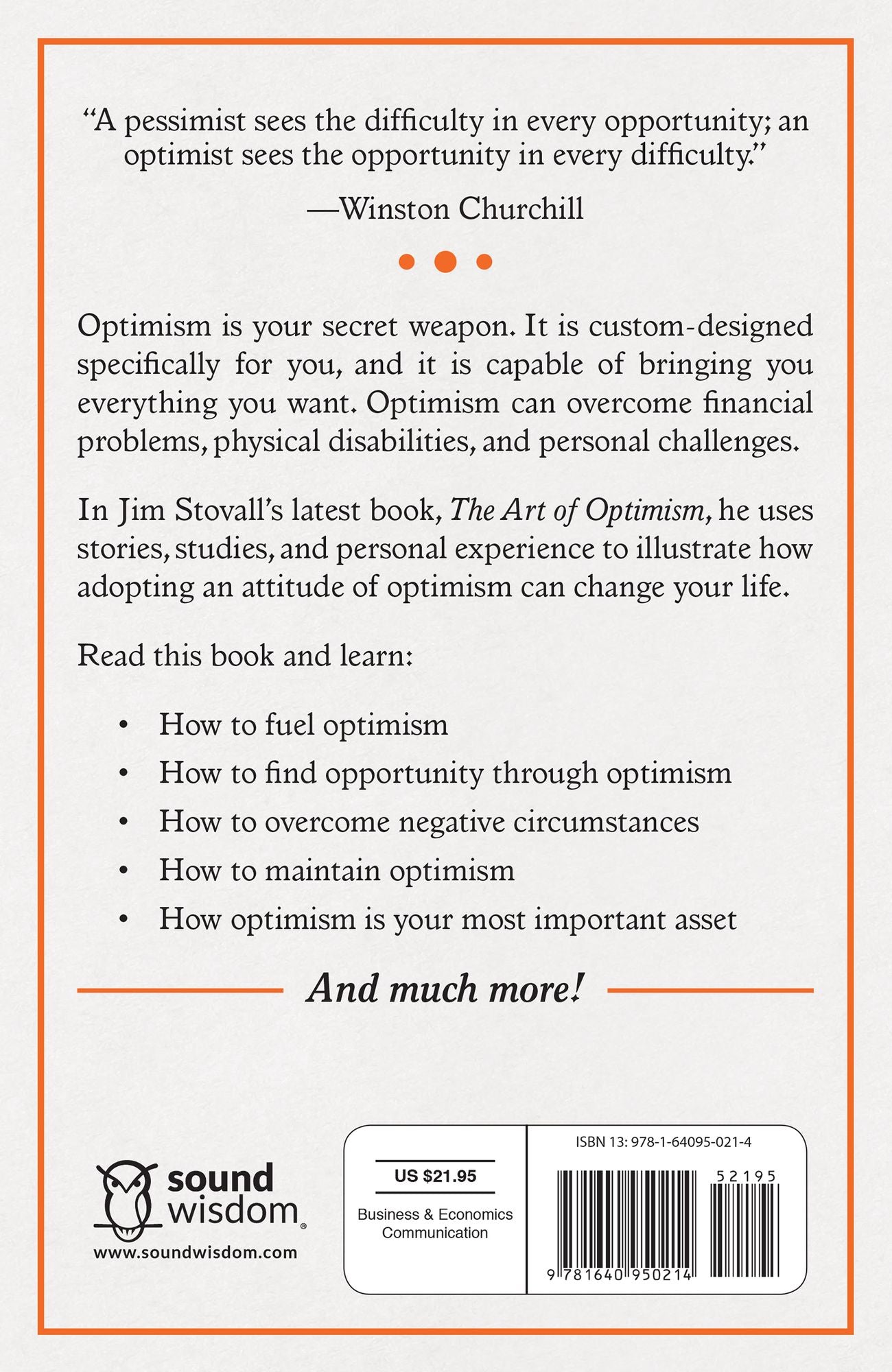 The Art of Optimism: Your Competitive Edge