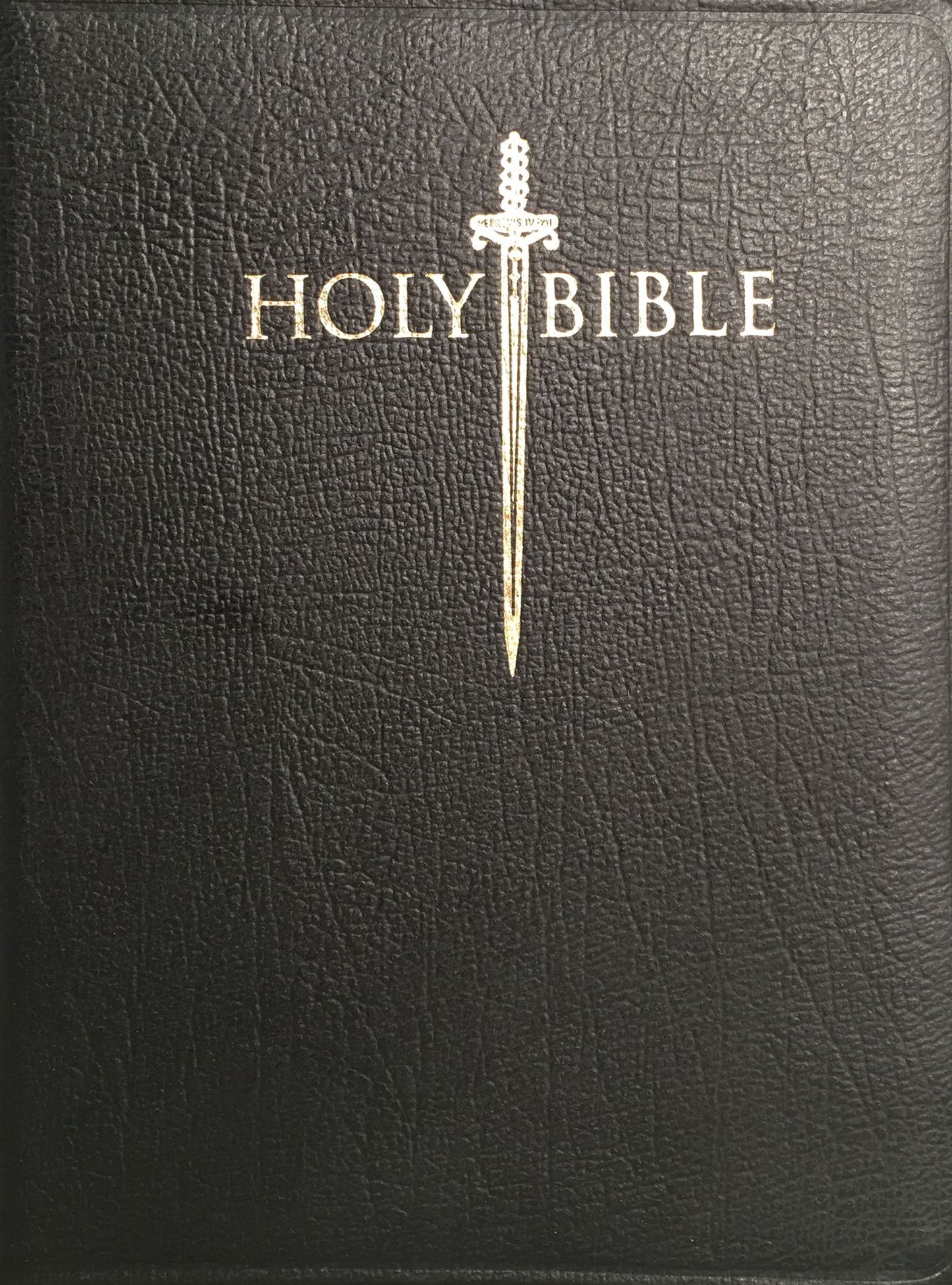 KJVER Sword Study Bible Giant Print Black Genuine Leather: King James Easy Read