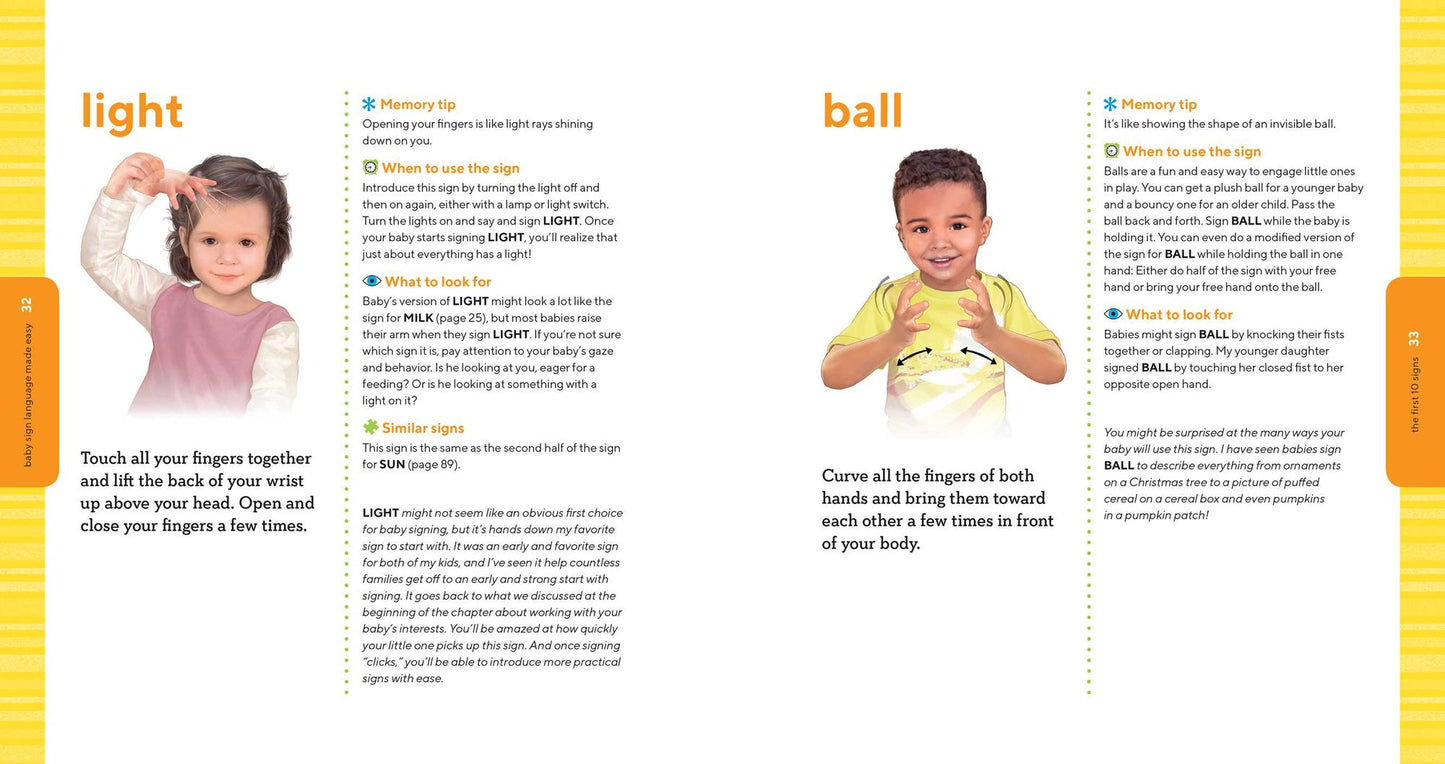 Baby Sign Language Made Easy: 101 Signs to Start Communicating with Your Child Now