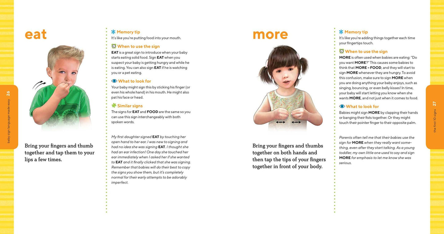 Baby Sign Language Made Easy: 101 Signs to Start Communicating with Your Child Now