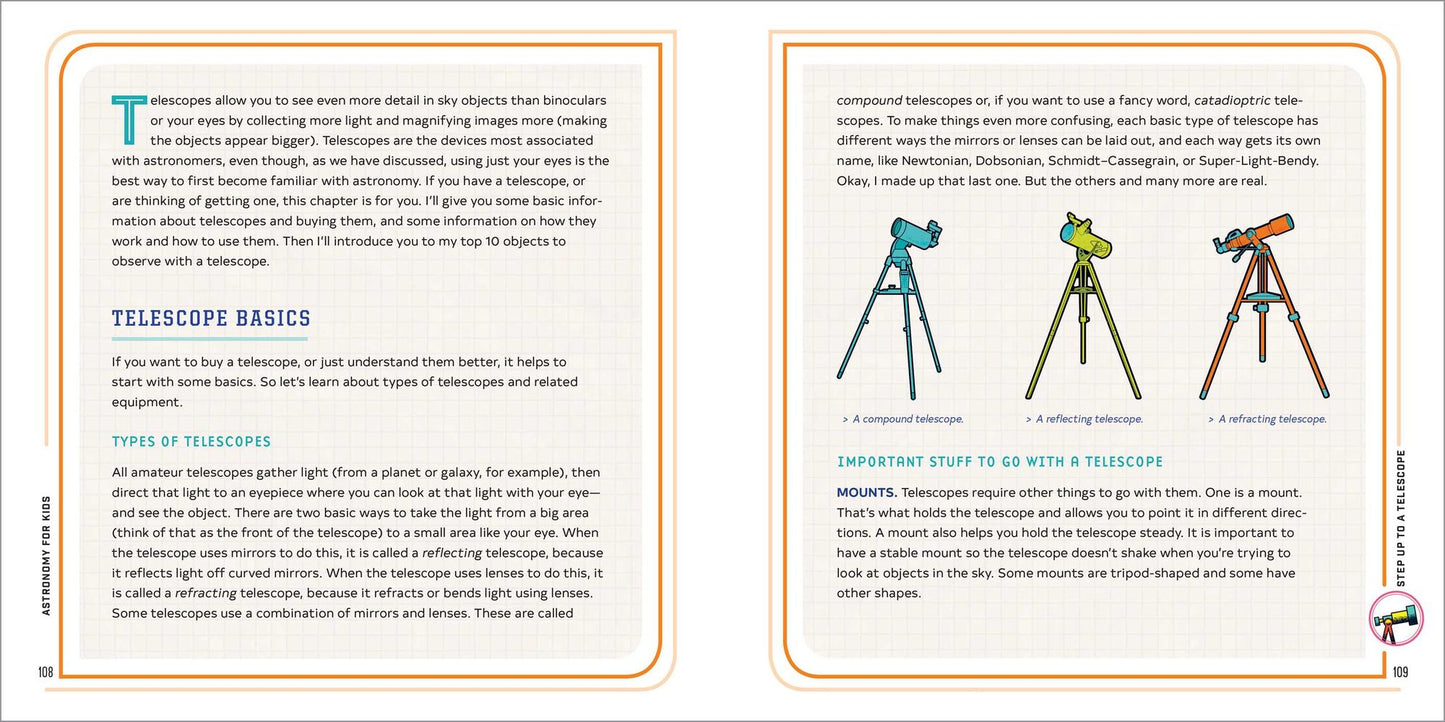 Astronomy for Kids: How to Explore Outer Space with Binoculars, a Telescope, or Just Your Eyes!