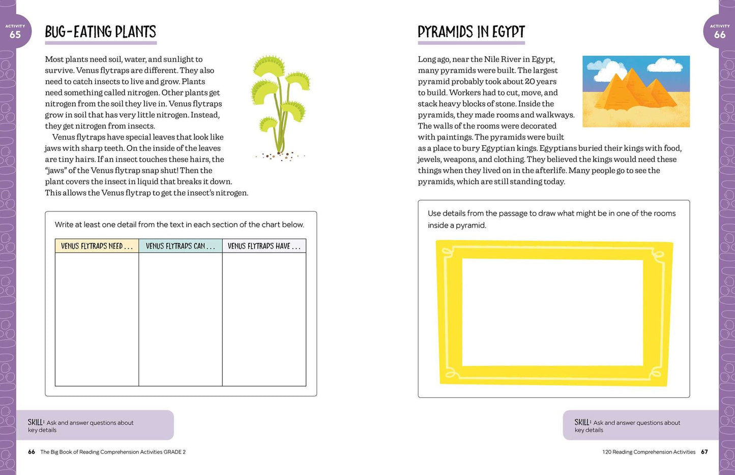 The Big Book of Reading Comprehension Activities, Grade 2: 120 Activities for After-School and Summer Reading Fun
