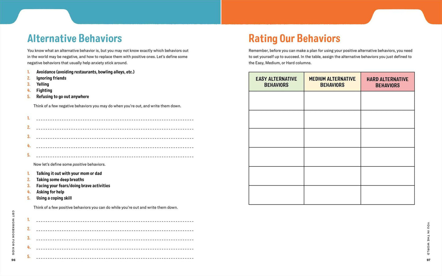 CBT Workbook for Kids: 40+ Fun Exercises and Activities to Help Children Overcome Anxiety & Face Their Fears at Home, at School, and Out in the World