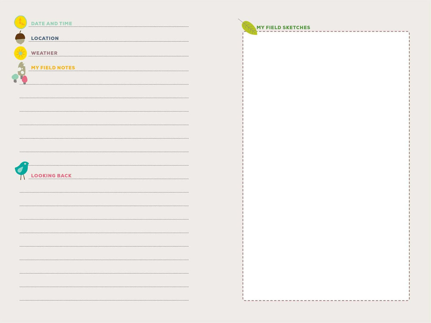 Exploring Nature Journal for Kids: Observe and Record the Outdoors