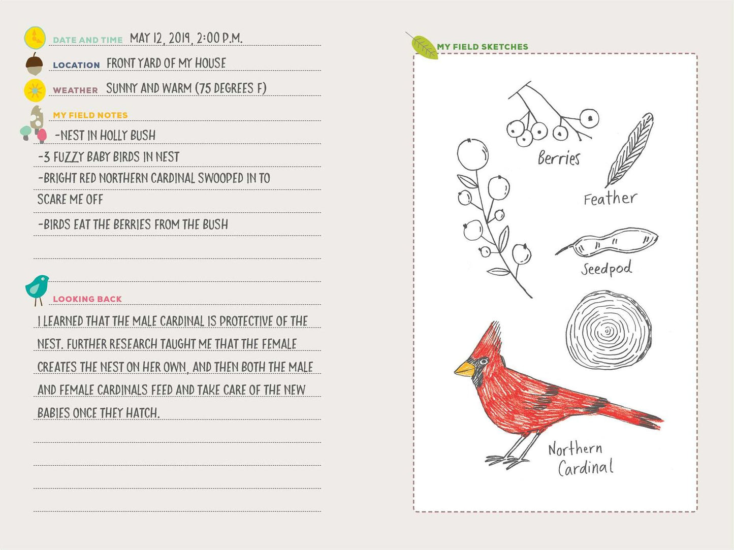Exploring Nature Journal for Kids: Observe and Record the Outdoors