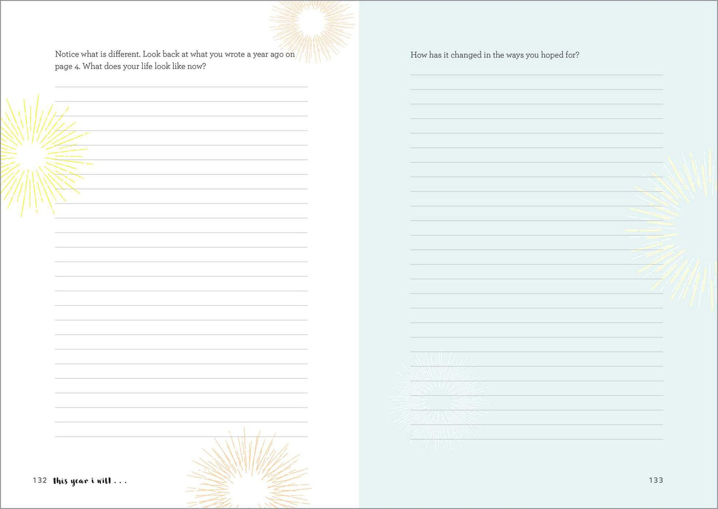 This Year I Will...: A 52-Week Guided Journal to Achieve Your Goals