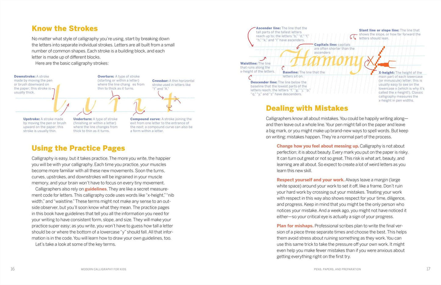 Modern Calligraphy for Kids: A Step-by-Step Guide and Workbook for Lettering Fun