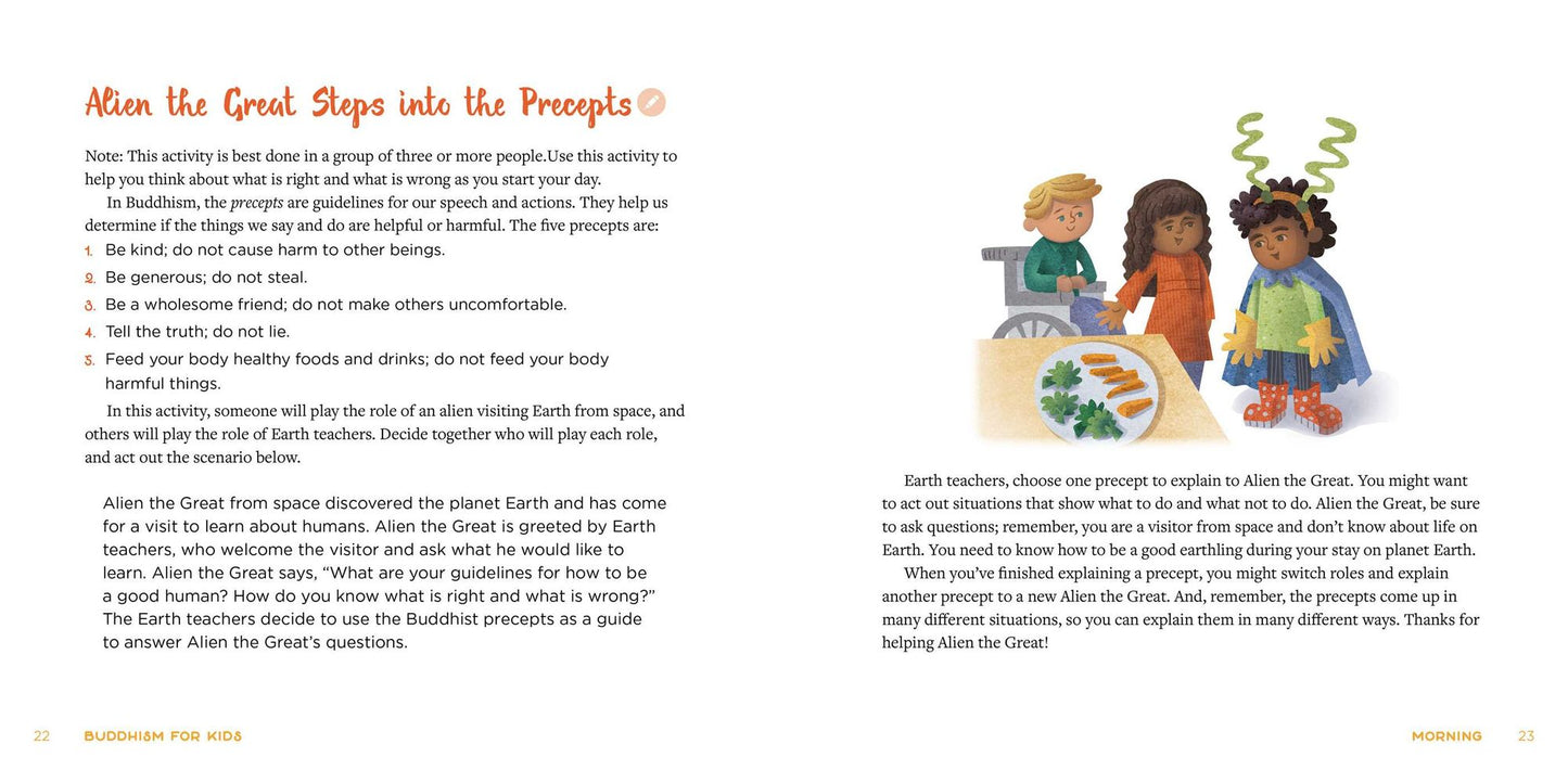 Buddhism for Kids: 40 Activities, Meditations, and Stories for Everyday Calm, Happiness, and Awareness