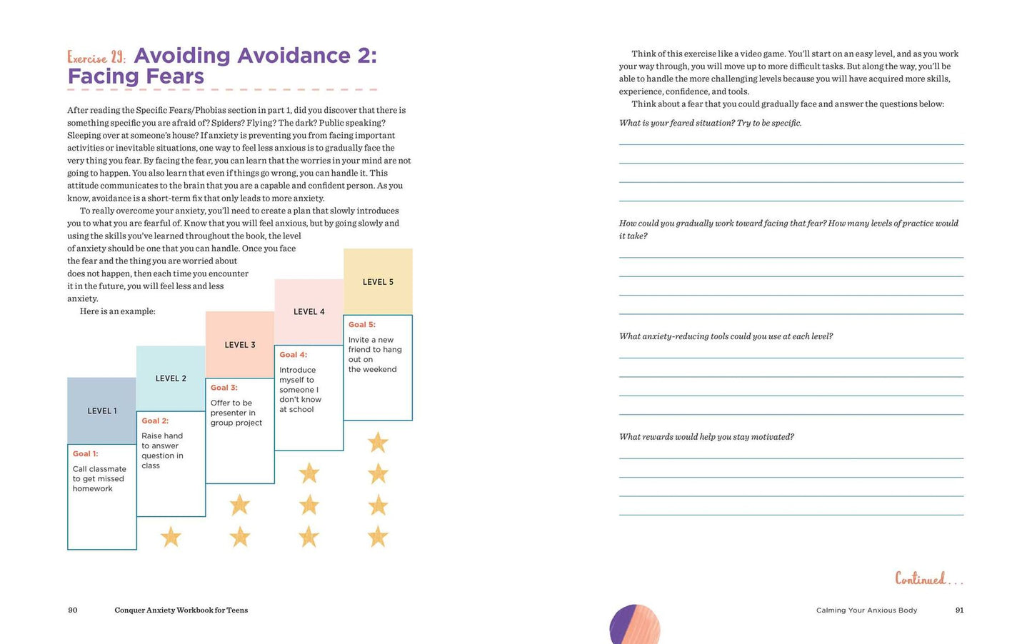 Conquer Anxiety Workbook for Teens: Find Peace from Worry, Panic, Fear, and Phobias