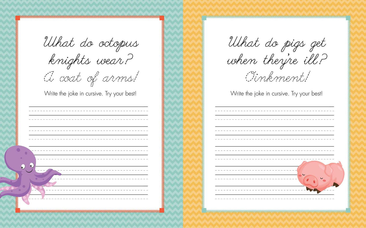 The Complete Cursive Handwriting Workbook for Kids: Laugh, Learn, and Practice the Alphabet with Silly Jokes