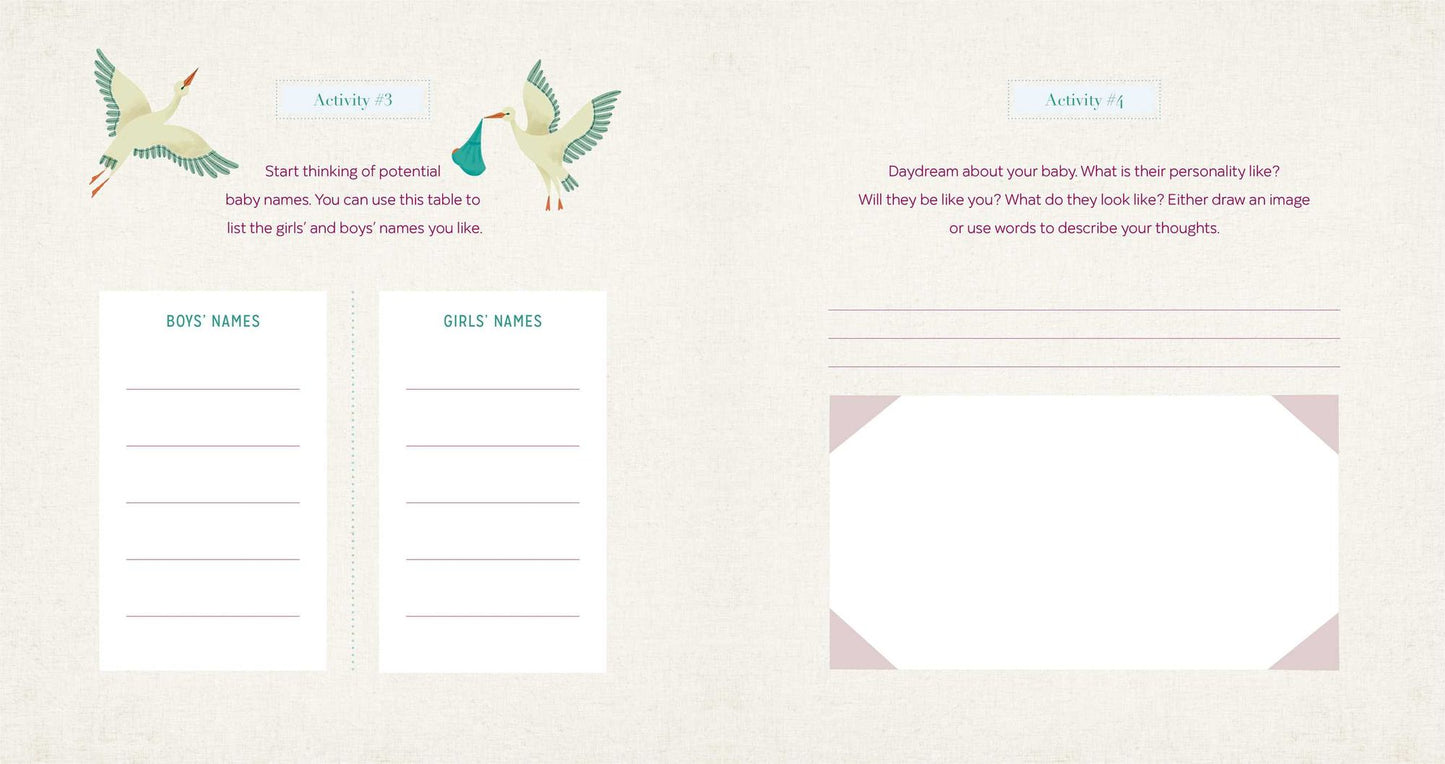 The First-Time Mom's Pregnancy Journal: Monthly Checklists, Activities, & Journal Prompts
