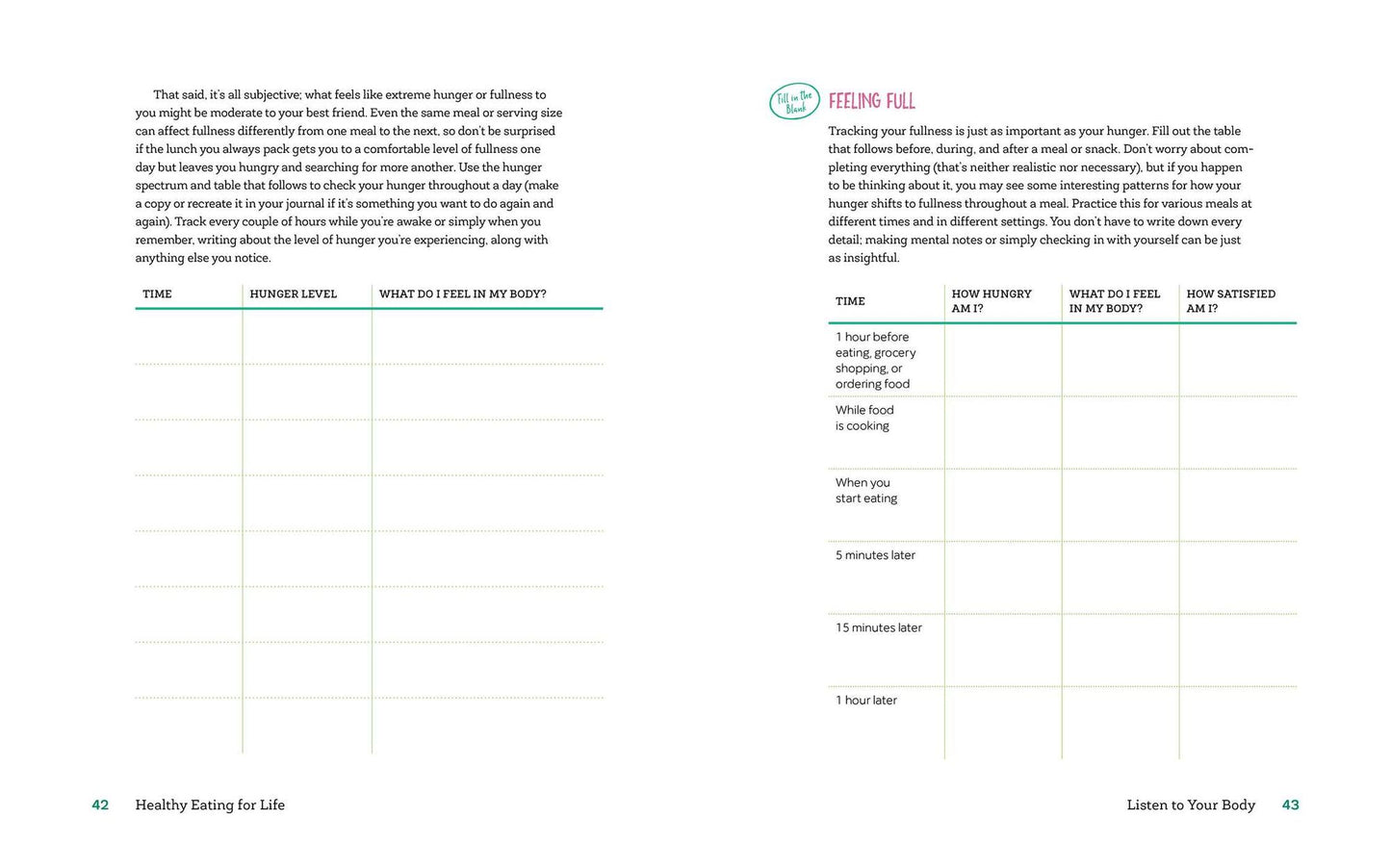 Healthy Eating for Life: An Intuitive Eating Workbook to Stop Dieting Forever