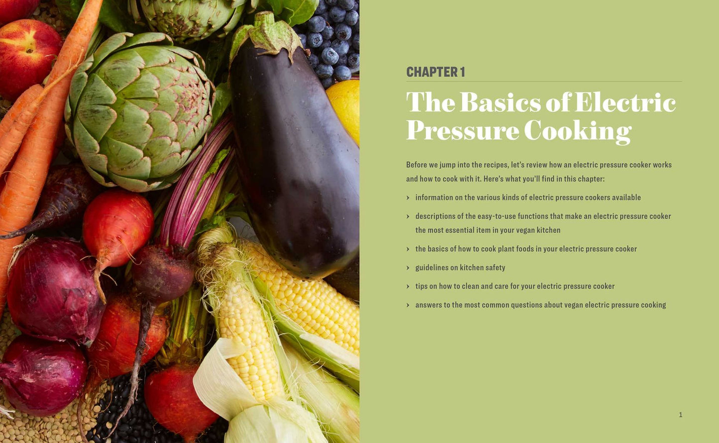 The Vegan Electric Pressure Cooker Cookbook: Simple 5-Ingredient Recipes for Your Plant-Based Lifestyle