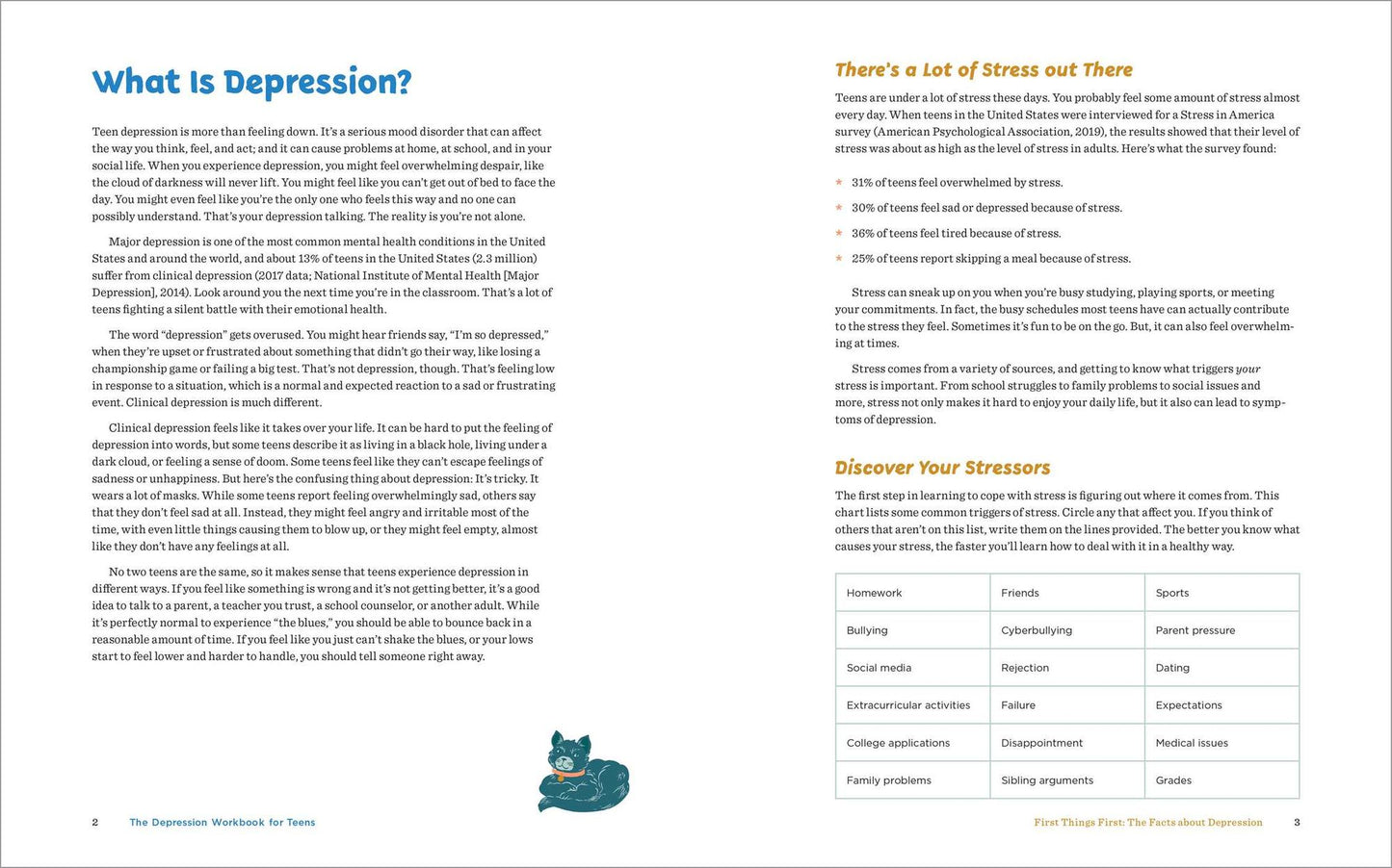 The Depression Workbook for Teens: Tools to Improve Your Mood, Build Self-Esteem, and Stay Motivated