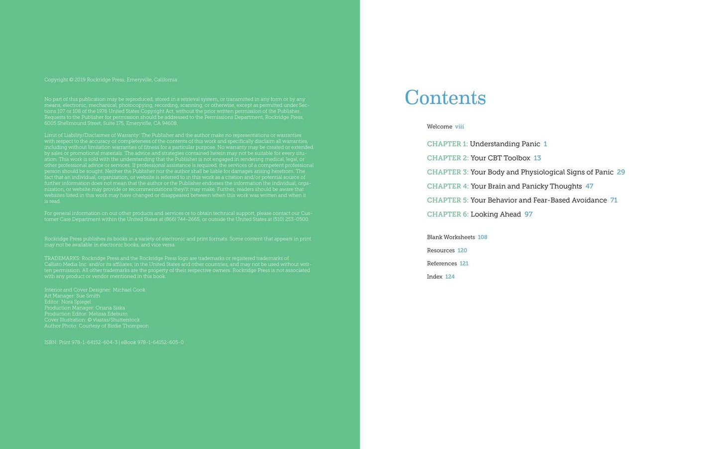 The Cognitive Behavioral Therapy Workbook for Panic Attacks