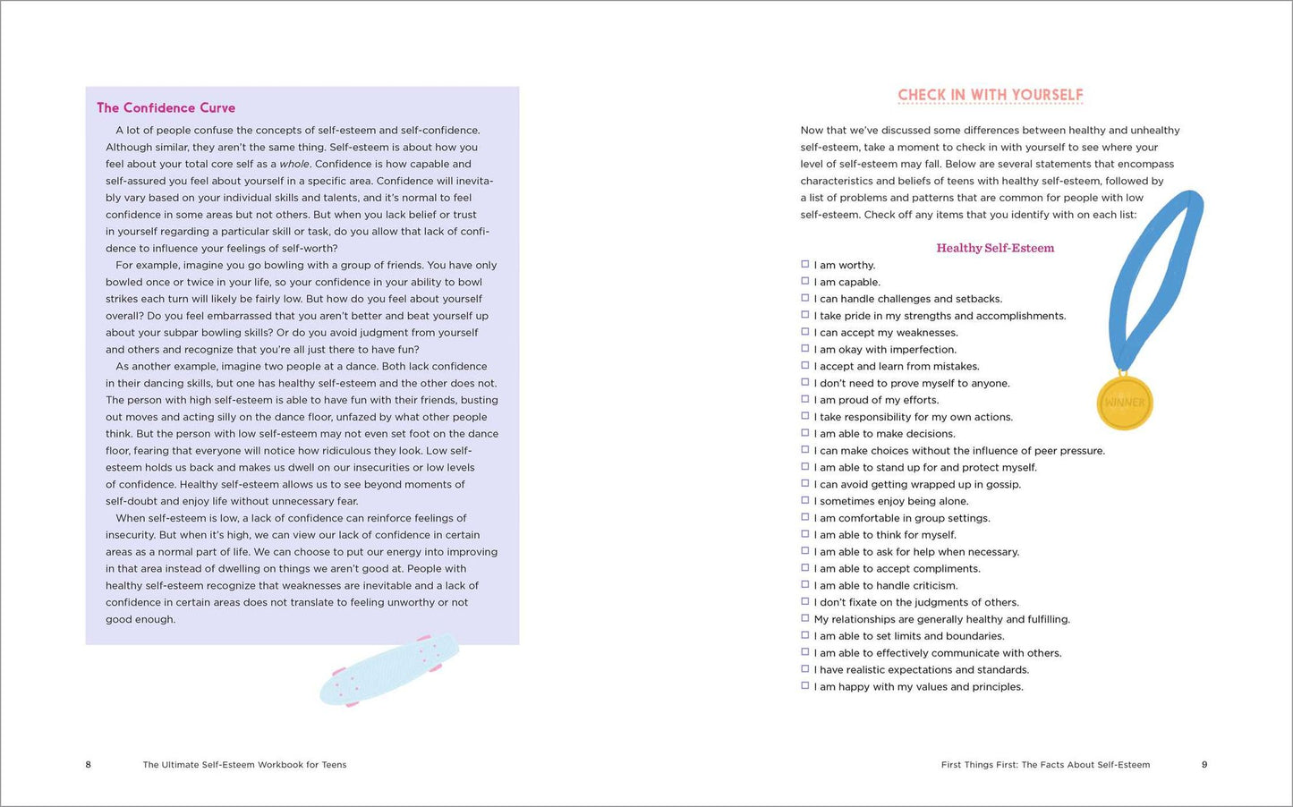 The Ultimate Self-Esteem Workbook for Teens: Overcome Insecurity, Defeat Your Inner Critic, and Live Confidently
