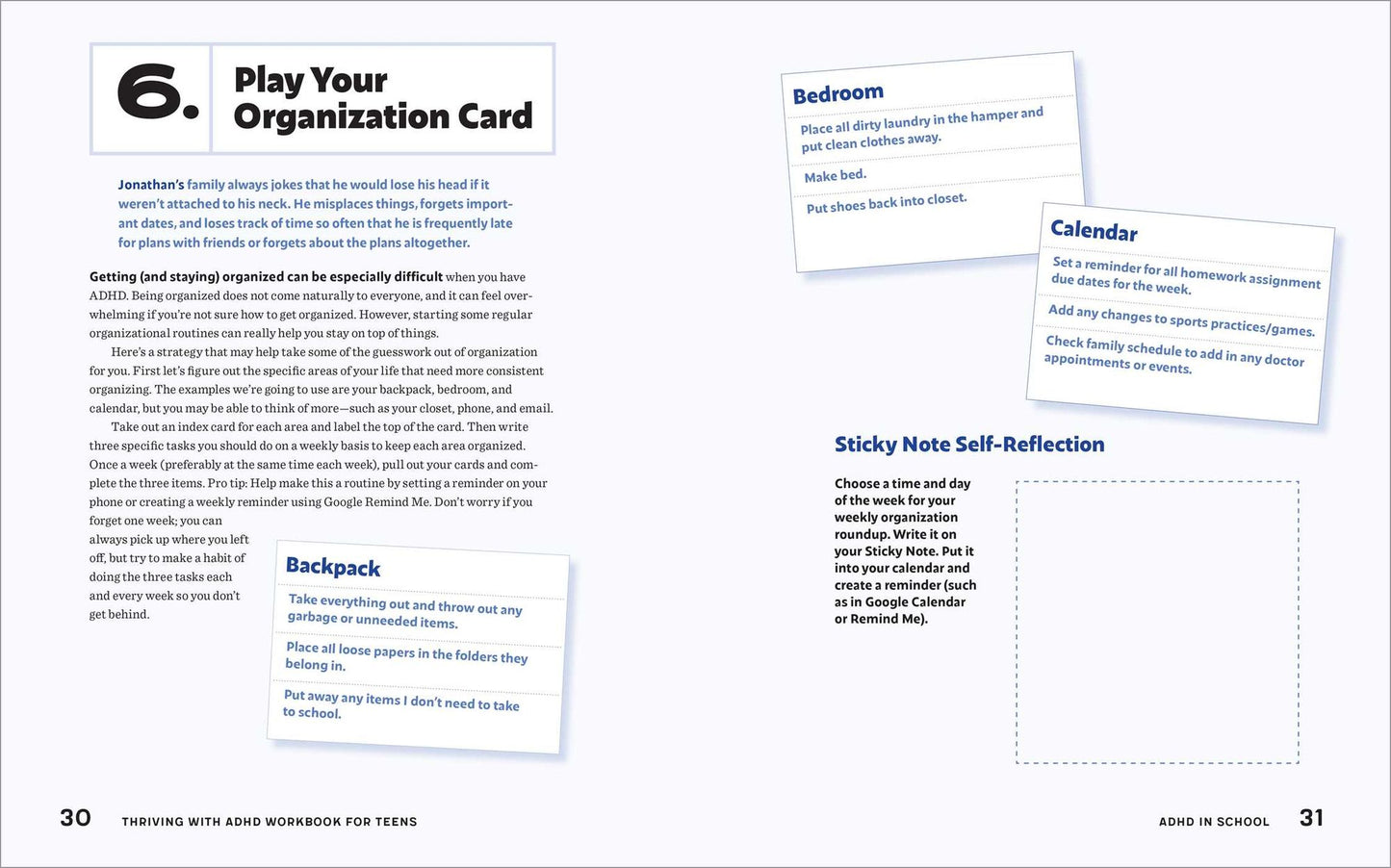 Thriving with ADHD Workbook for Teens: Improve Focus, Get Organized, and Succeed