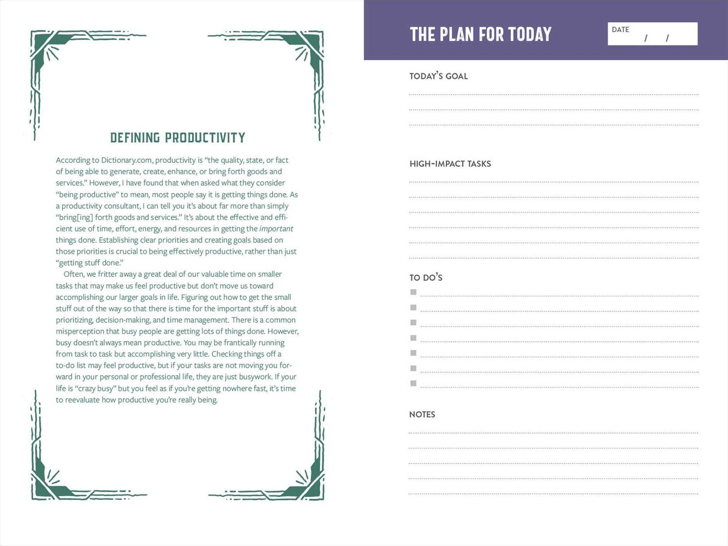 The Ultimate Productivity Planner: A 90-Day Journal to Build Effective Habits
