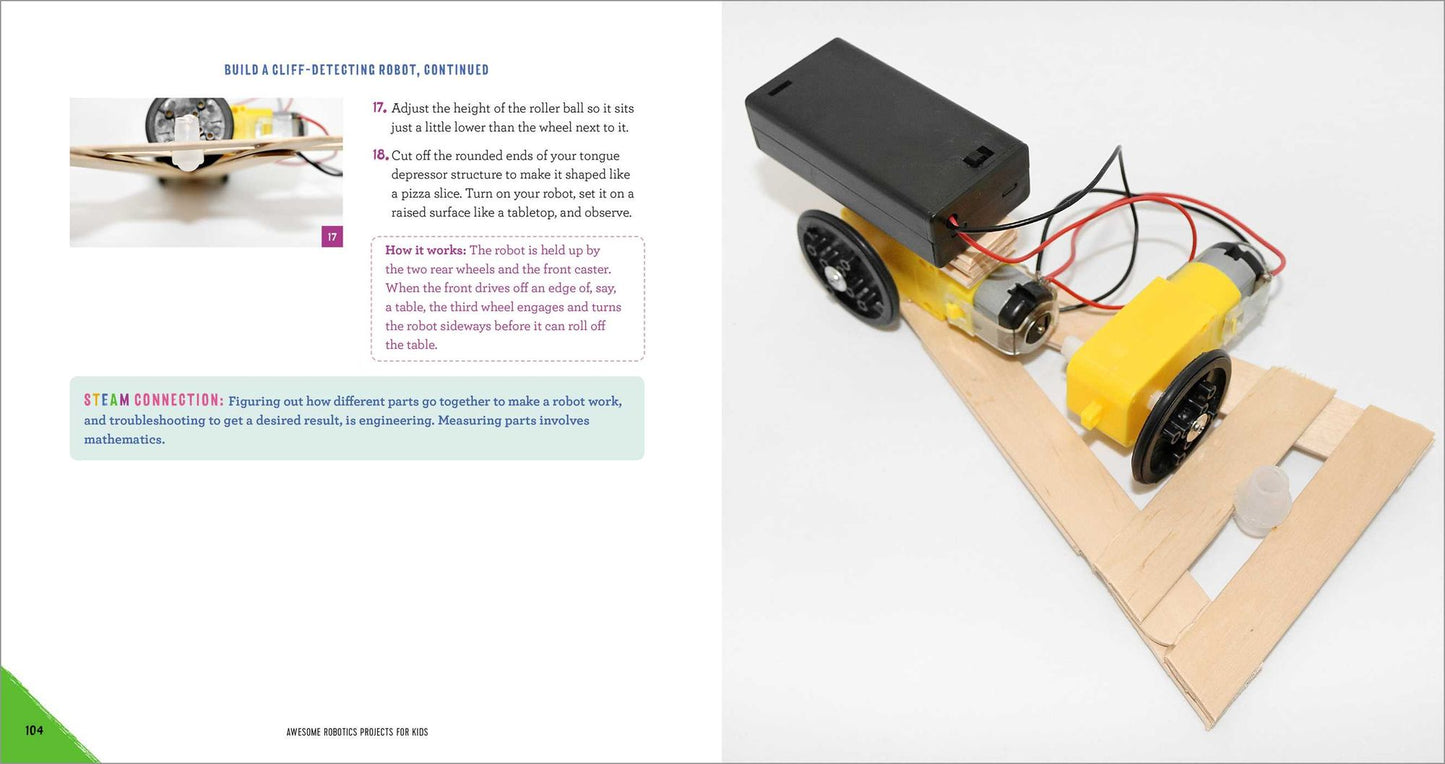 Awesome Robotics Projects for Kids: 20 Original STEAM Robots and Circuits to Design and Build
