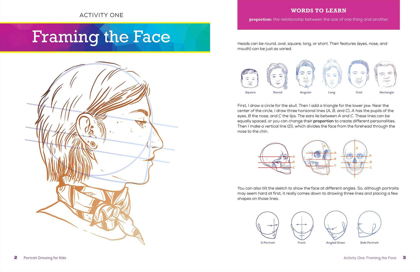 Portrait Drawing for Kids: A Step-by-Step Guide to Drawing Faces