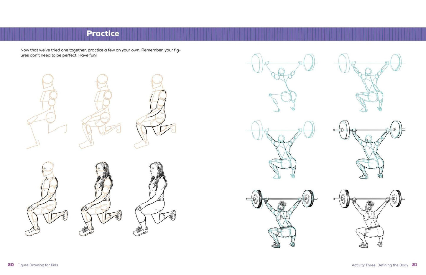 Figure Drawing for Kids: A Step-By-Step Guide to Drawing People