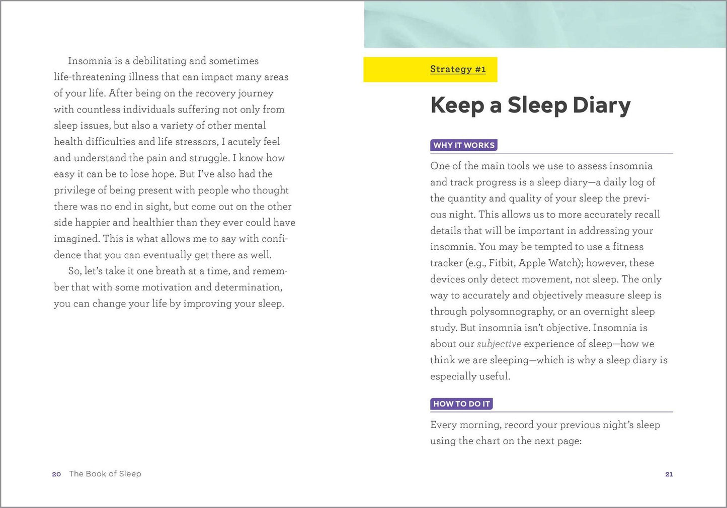 The Book of Sleep: 75 Strategies to Relieve Insomnia