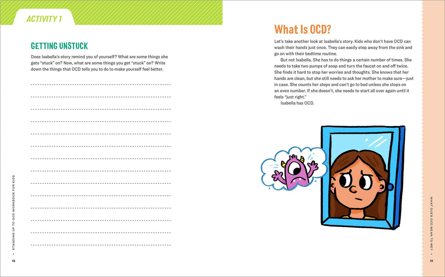Standing Up to OCD Workbook For Kids: 40 Activities to Help Children Stop Unwanted Thoughts, Control Compulsive Behaviors, and Overcome Anxiety