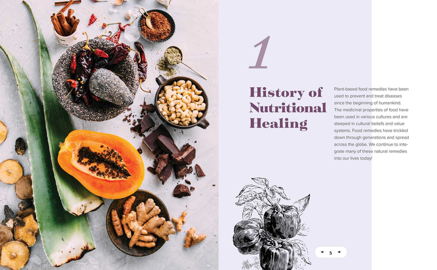 Healing through Nutrition: The Essential Guide to 50 Plant-Based Nutritional Sources
