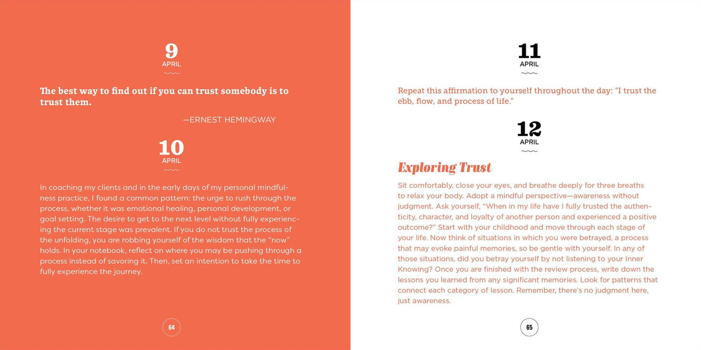 A Year of Mindfulness for Beginners: Daily Mantras, Meditations, and Prompts