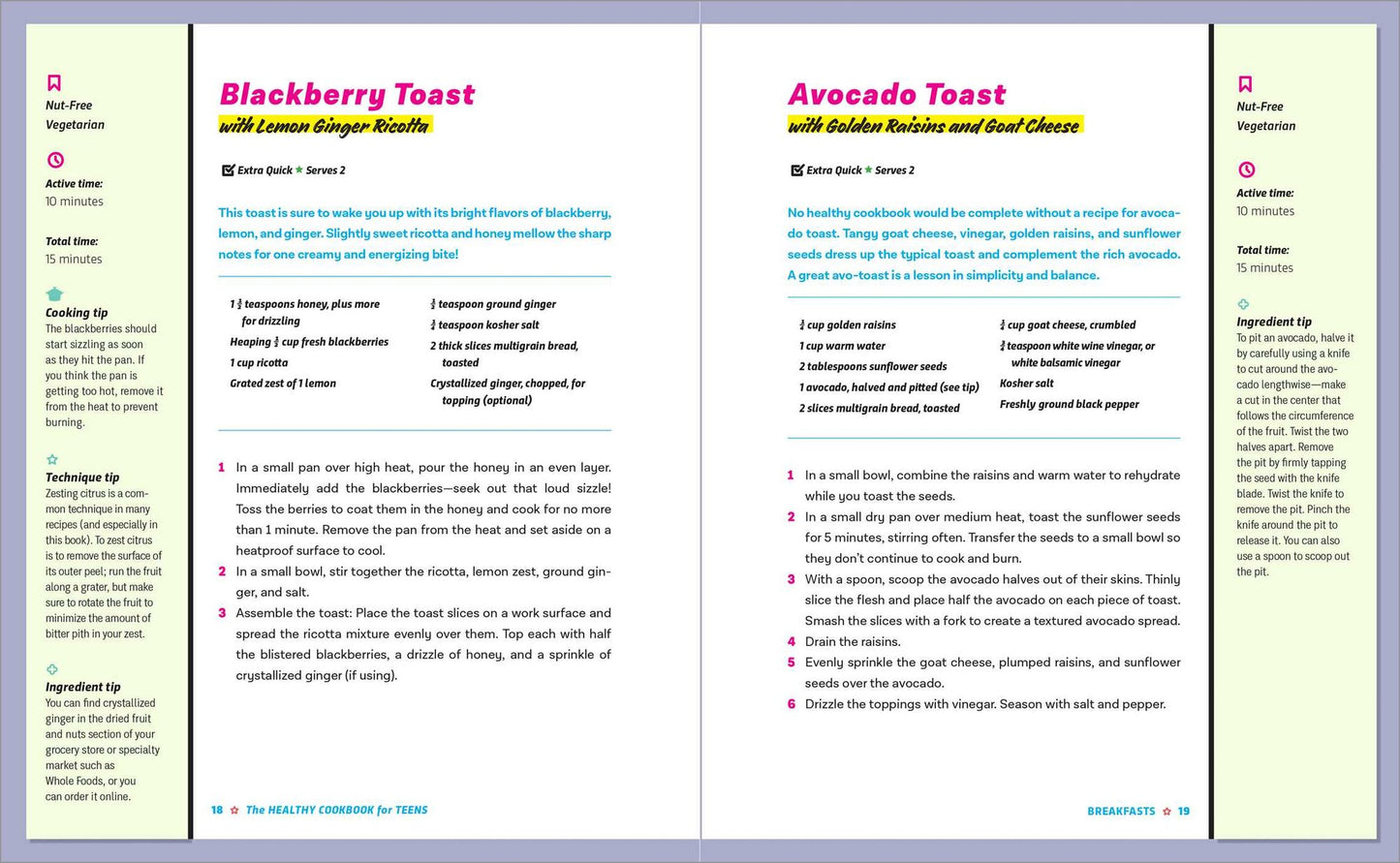 The Healthy Cookbook for Teens