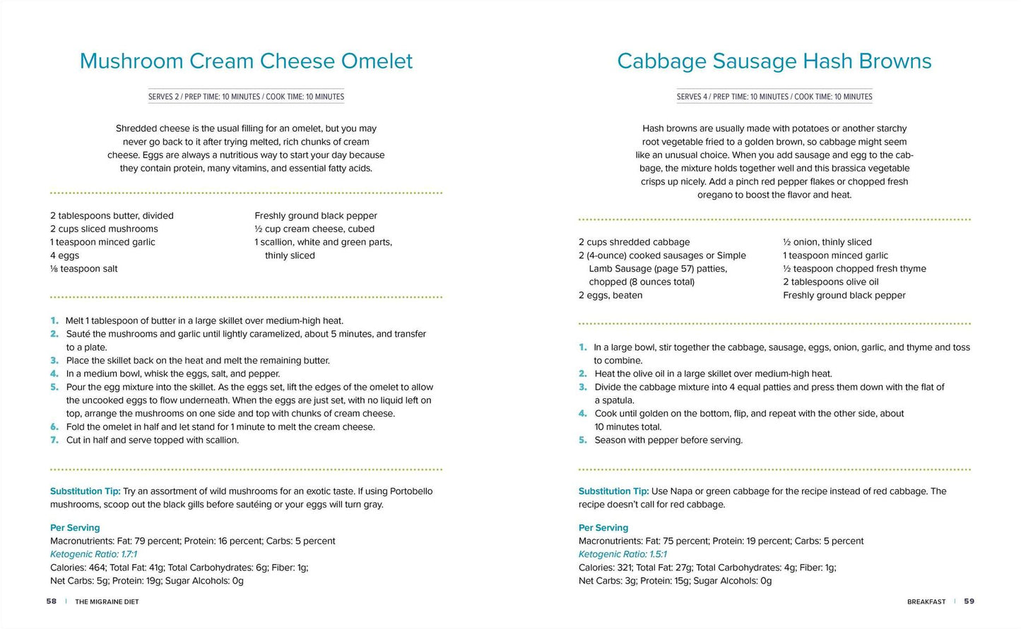 The Migraine Diet: A Ketogenic Meal Plan for Headache Relief