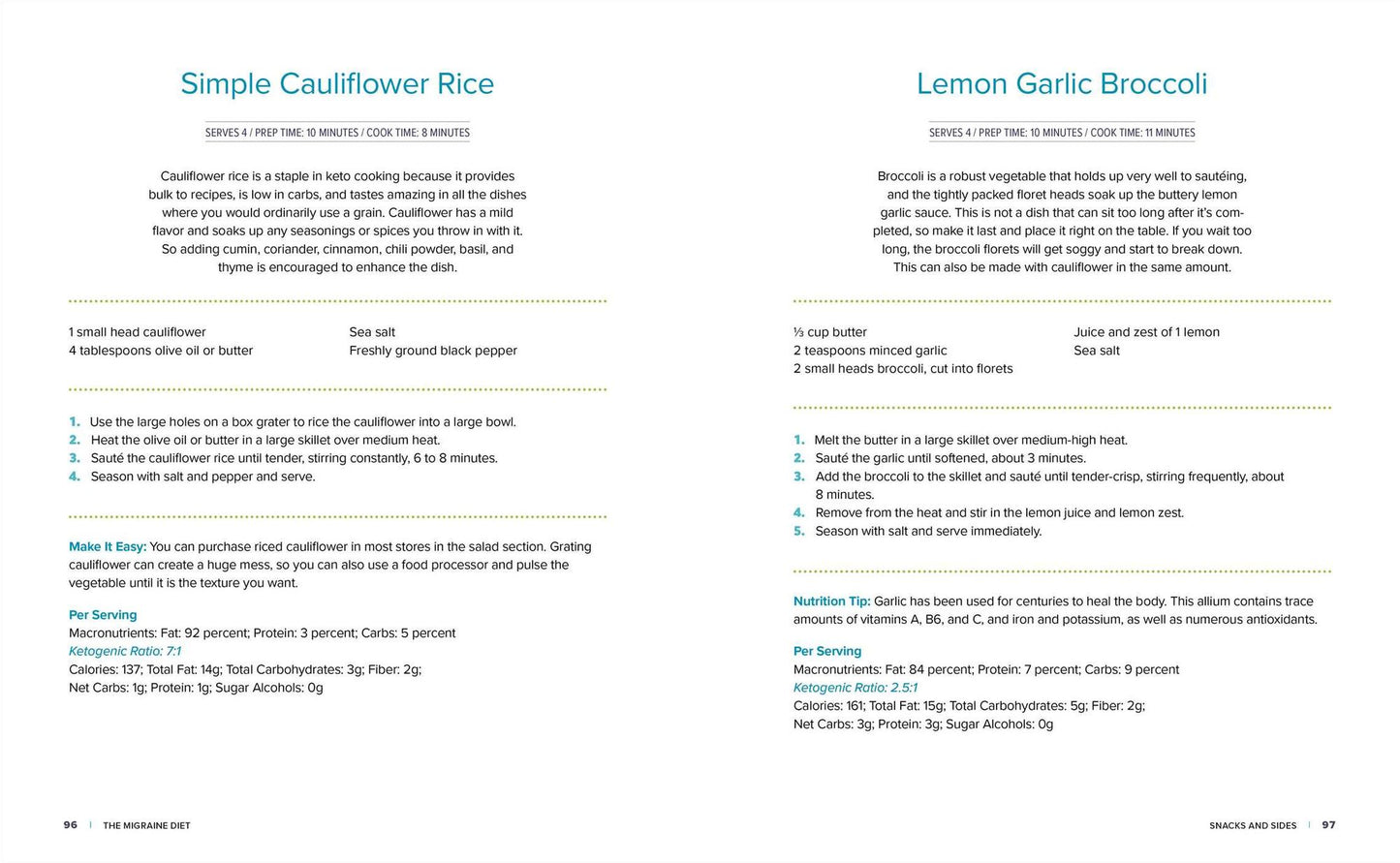 The Migraine Diet: A Ketogenic Meal Plan for Headache Relief