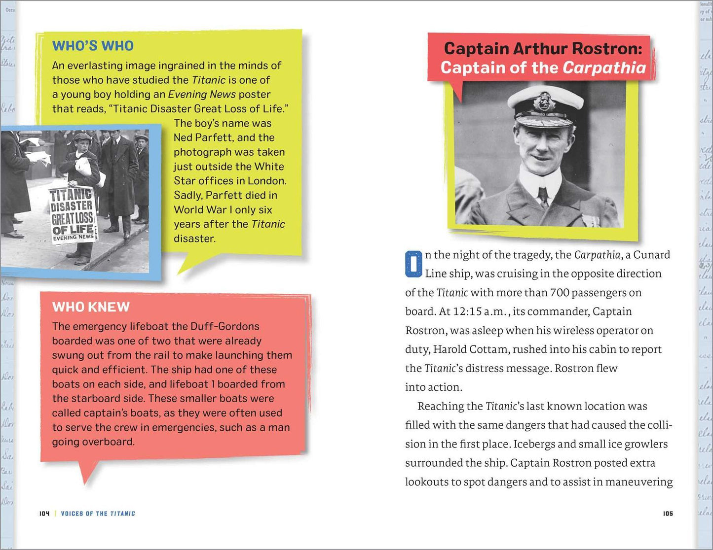 Voices of the Titanic : A Titanic Book for Kids