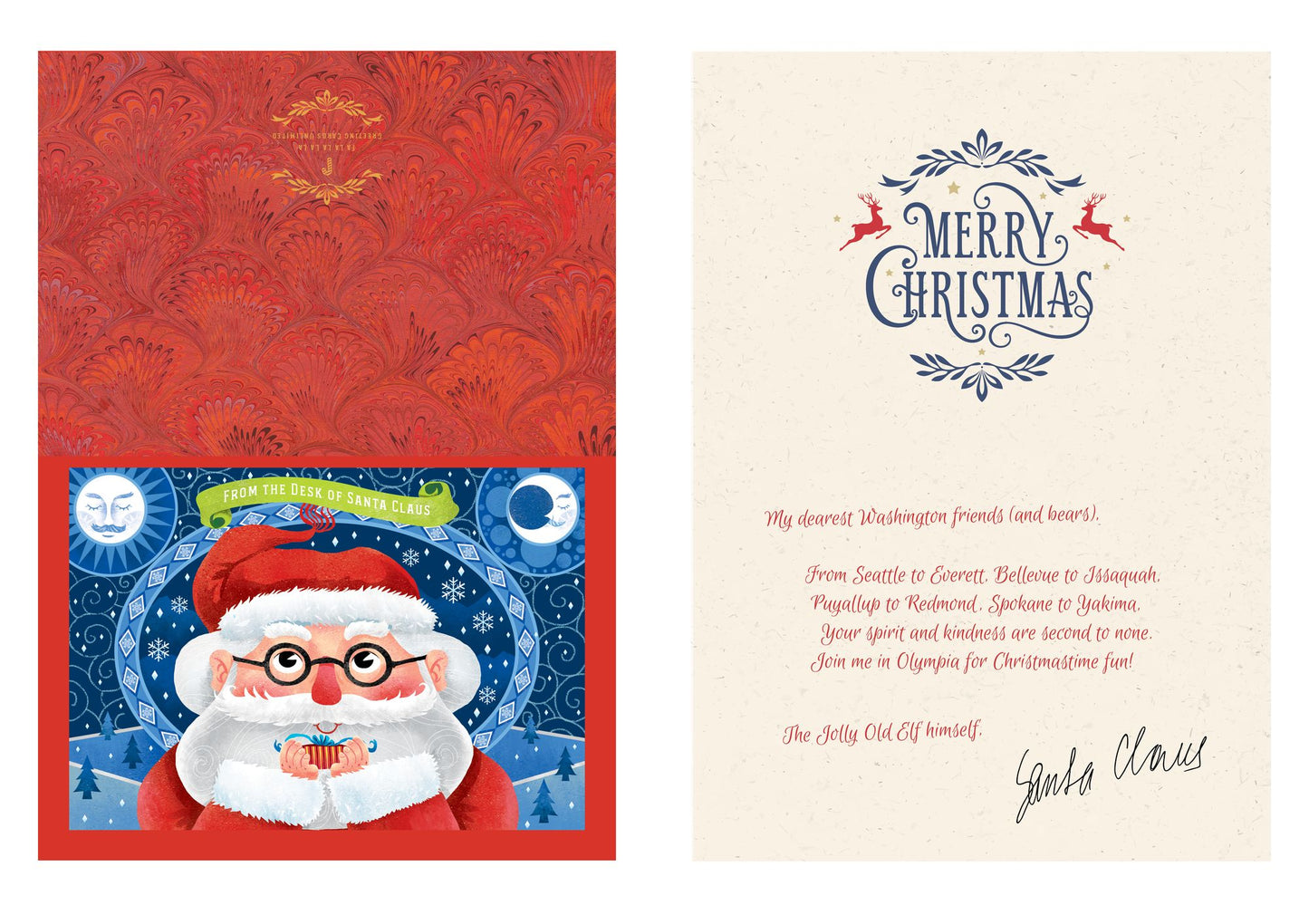 Dear Santa, Love, Washington: An Evergreen State Christmas Celebration--With Real Letters!