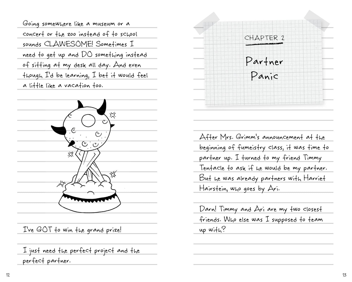 Marvin's Monster Diary 2 (+ Lyssa): ADHD Emotion Explosion (But I Triumph, Big Time), An ST4 Mindfulness Book for Kids