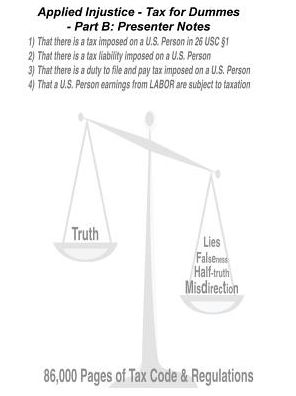 Applied Injustice - Tax for Dummies: Part B - Presenter Notes