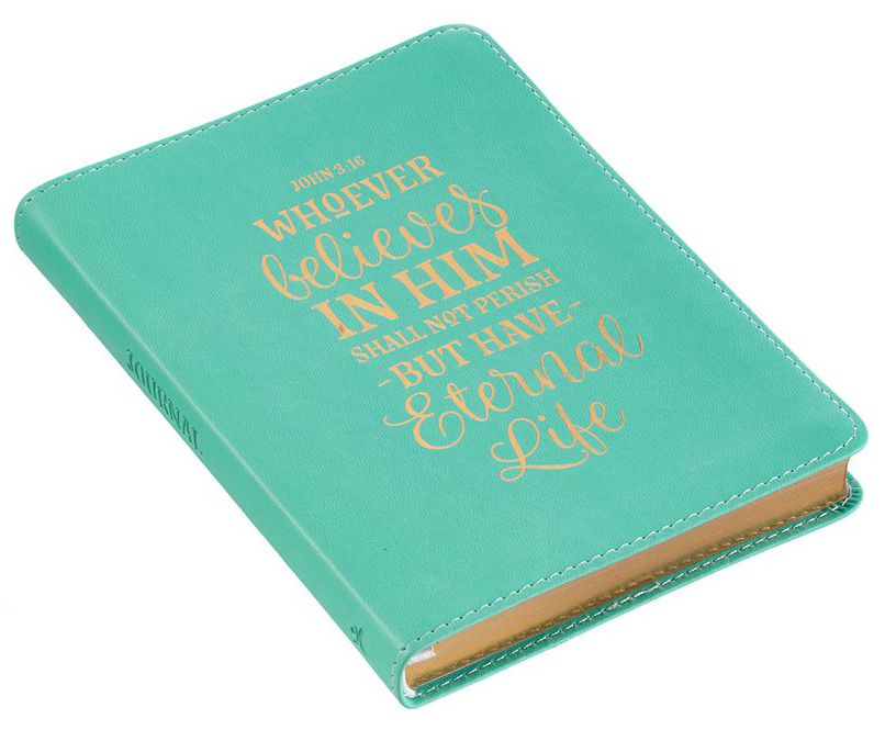 Whoever Believes in Him Handy Lux-Leather Journal