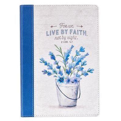Live by Faith Thinline Lux-Leather Journal