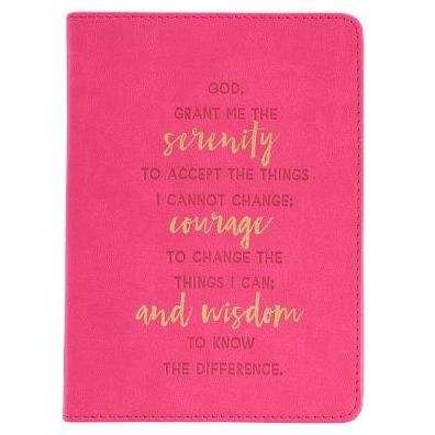 Serenity Prayer Handy Lux-Leather Journal
