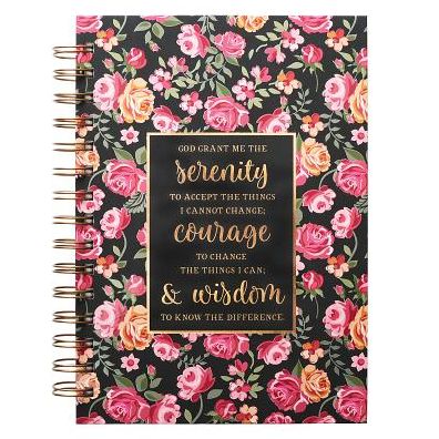 Serenity Prayer Lg Wirebound Journal