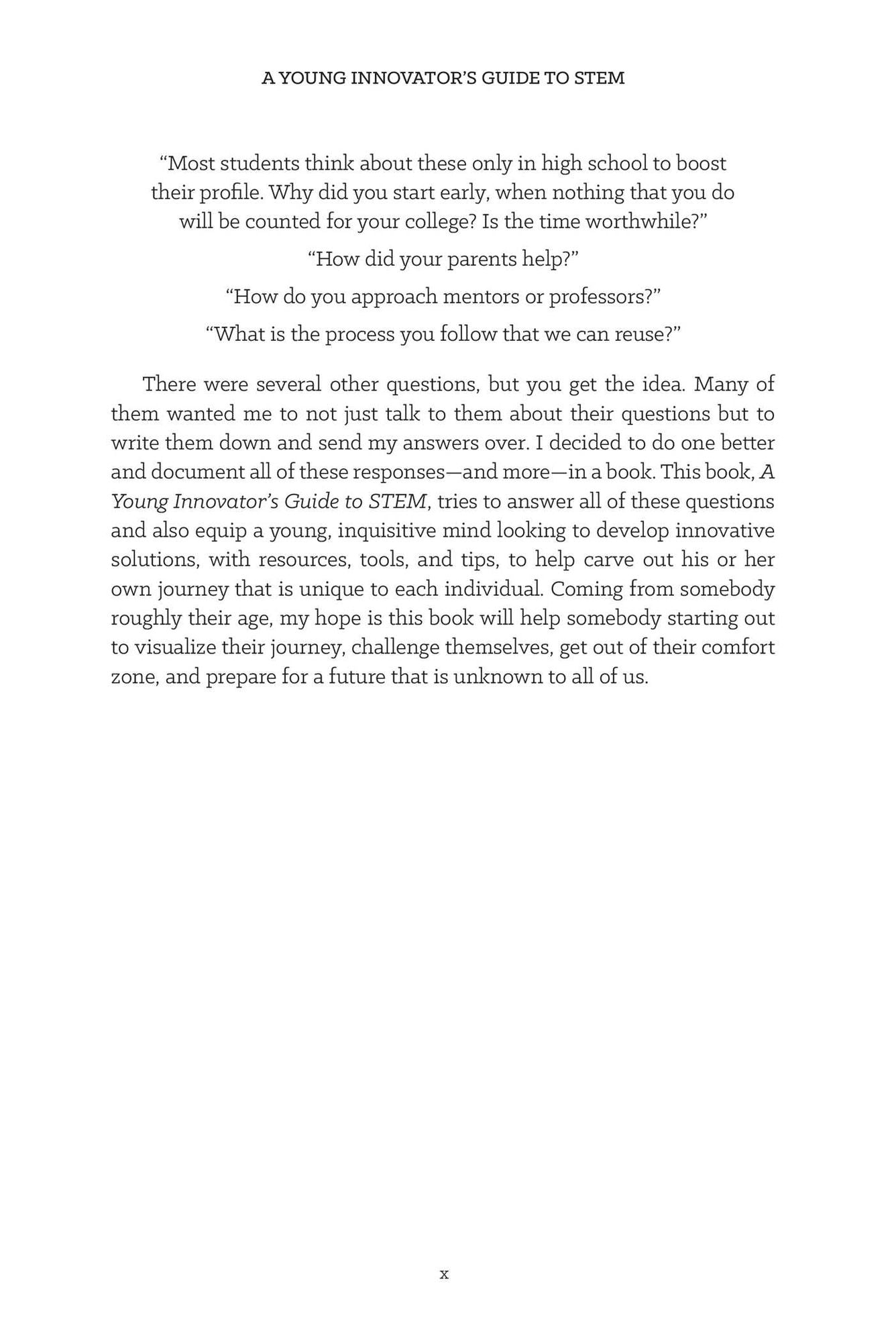 A Young Innovator's Guide to STEM: 5 Steps To Problem Solving For Students, Educators, and Parents